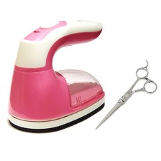 피앙세 충전식 보풀제거기 핑크 + 일자가위, SN-2298, 혼합 색상