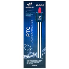 노블 고급 스테인레스 수족관용 히터 X-368 100w, 1개