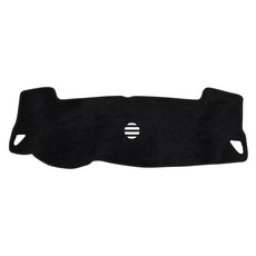 CARTEM 現代 毛氈乳膠防滑儀表板避光墊, Ioniq(有中置喇叭/無充電指示燈), 黑色 + 黑色滾邊