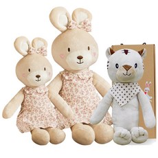 코니베이비 띠별 가족 애착인형 아기백호 40 + 아기베순이 40 + 수면베순이 80 + 선물박스, 1세트