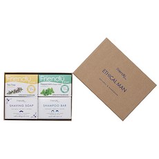Friendly Soap 男士禮物 4 款潔面皂套組, 1套