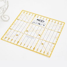 NCC 논슬립머신 소잉 컷팅자 15cm x 15cm, 혼합 색상, 1개