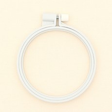 CLOVER 塑膠彩色繡框 10cm, 灰色, 1個