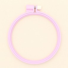 韓國 CLOVER 塑膠彩色繡框 12cm, 紫色, 1個