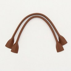 INAZUMA 미싱봉제용 모던 가죽핸들, 브라운, 1개