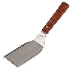 ZEUS 木質手把長方形平底鍋鏟, 混色, 1入