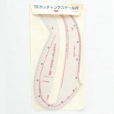 가와구찌 재단용 둥근 곡선자, 혼합 색상, 1개