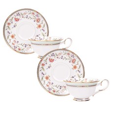 Noritake Prime 玫瑰茶杯套組（兩人份）, 混色, 1套