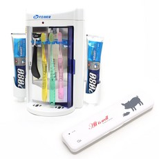 Dr.CLEANER 家用牙刷消毒器DR-70+12生肖便攜電池USB組合, DR-70(家用款)+BIO-301(攜帶款), 豬