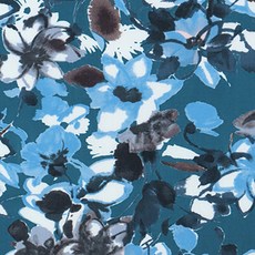 YUWA COTTON YNY DOROTHY布料, 海洋藍