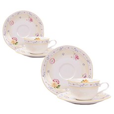 Noritake Zenflower 咖啡杯套組兩人, 混色, 1套