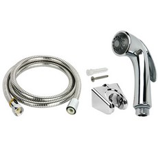 YNET 智慧馬桶花灑+金屬軟管 3M+離子淨水過濾器+手套組, 1套