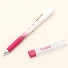 Sewline 縫紉用自動鉛筆+筆芯組, 白色的, 1套
