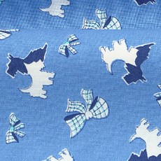 狗狗圖案棉質布料, 天空