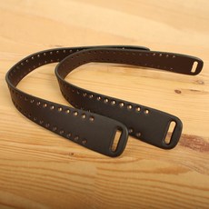 NCC 가죽 가방 핸들 420, Brown, 1세트