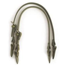 NCC 토트 가죽핸들, 카키, 1세트