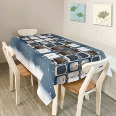 Owl Living 彩色基礎桌布, 140 x 140 cm, F