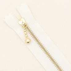 YKK 골드 지퍼 50cm, 아이보리, 10개입