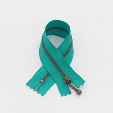 YKK 復古拉鍊 20cm, 薄荷藍, 4件