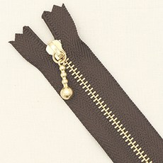 YKK 골드 지퍼 50cm, 마룬, 10개입
