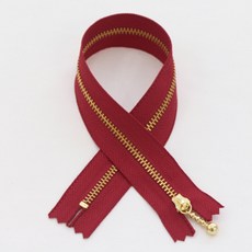 와이케이케이 머스트 골드 지퍼 30cm, 딥레드, 3개