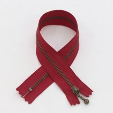 와이케이케이 머스트 골드 지퍼 30cm, 딥레드, 10개