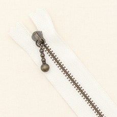 YKK 復古拉鍊 30cm, 象牙, 10片