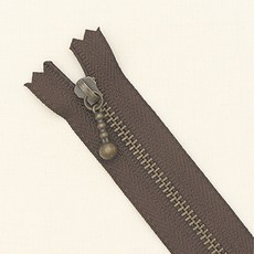 YKK 古銅拉鍊 40cm, 栗色, 10個