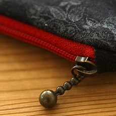 YKK 細密齒拉鍊 自然色 30cm, 紅色, 10入