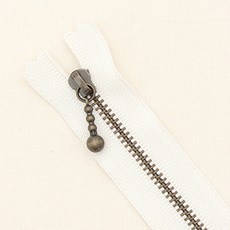YKK 앤틱 지퍼 40cm, 아이보리, 10개
