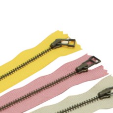 YKK 빈티지 컬러 지퍼 18cm, 딥옐로우, 10개입