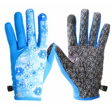 지맥스 여성용 데이지레어 아웃도어 긴장갑 GMS10038, 스카이