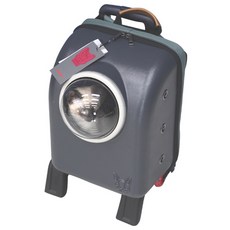 레드퍼피 반려동물 켈카 우주선 가방 + 캐리어, 민트 그레이, 1개