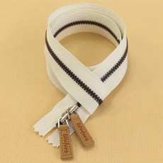 HAPPY BEARS Couture 雙向縫紉拉鍊 75cm, 深棕色, 1個