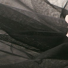 Cohas ID 婚紗中網眼布料, 黑色