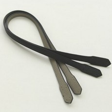 雙向皮革提把配件, 黑色 + 銀色, 1套