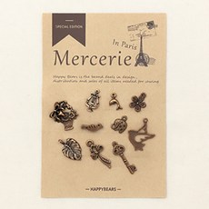 코하스아이디 숲속의아침 참장식 부자재 세트, 앤골드, 1세트