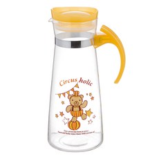 위드 유리물병 CIRCUS HOLIC, 노랑, 1개