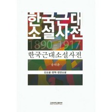 韓國近代小說辭典, 高麗大學出版部, 宋河春 著