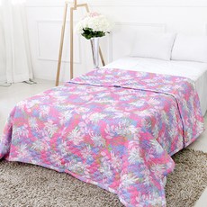 맘담아 인견 손누비 이불, 불꽃 퍼플