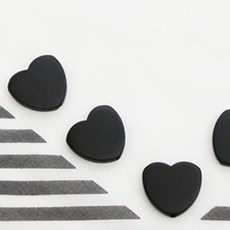 COHAS ID 北歐現代風格心形扁平飾品 20mm, 1個, 單一顏色