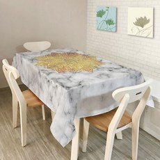 貓頭鷹生活多彩油畫廚房桌布, 140 x 140 cm, I