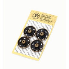 HAPPY BEARS 21mm 啪啪按扣 4入, 復古金, 3套