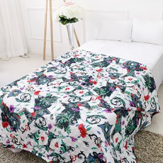 맘담아 인견 손누비 이불, 화이트 홀스