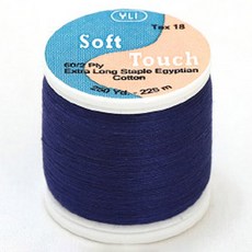 YLI 소프트 터치 아플리케 실, 015 NAVY, 225m, 1개