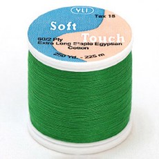 YLI 소프트 터치 아플리케 실, 020 KELLY GREEN, 225m, 1개