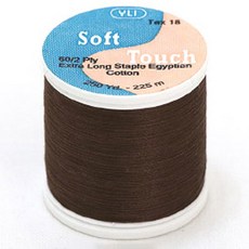 YLI 소프트 터치 아플리케 실, 004 BROWN, 225m, 1개