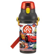 카 18 원터치 아동용 물통, 블랙, 480ml, 1개