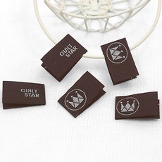 퀼트스타 핸드메이드 끼워라벨, 초코브라운, 20개