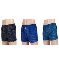 DOSSY 男款花樣四角內褲 D805 3入